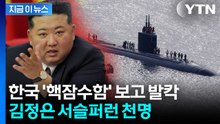 "우리 공화국을 공격하려고"…한국, 핵잠 추진에 김정은 분노 [지금이뉴스] / YTN