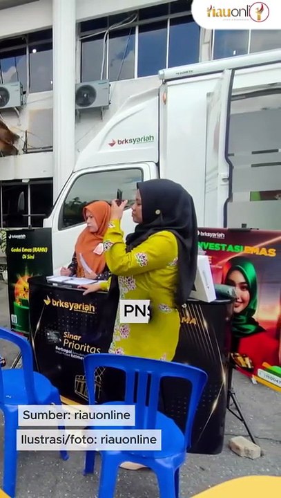 BRK Syariah Cabang Utama Pekanbaru Perluas Edukasi Gadai Emas di Lingkungan Samsat Kota