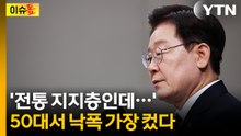 하락하는 대통령 지지율...'전통 지지층' 50대 등 돌렸나 [이슈톺] / YTN