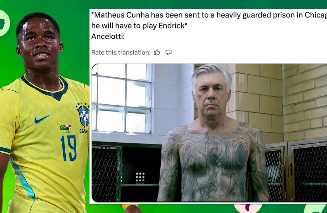 Ancelotti-Endrick è il meme dei Mondiali: social impazziti
