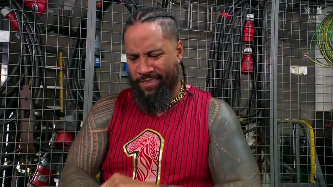 The Bloodline backstage WWE Raw