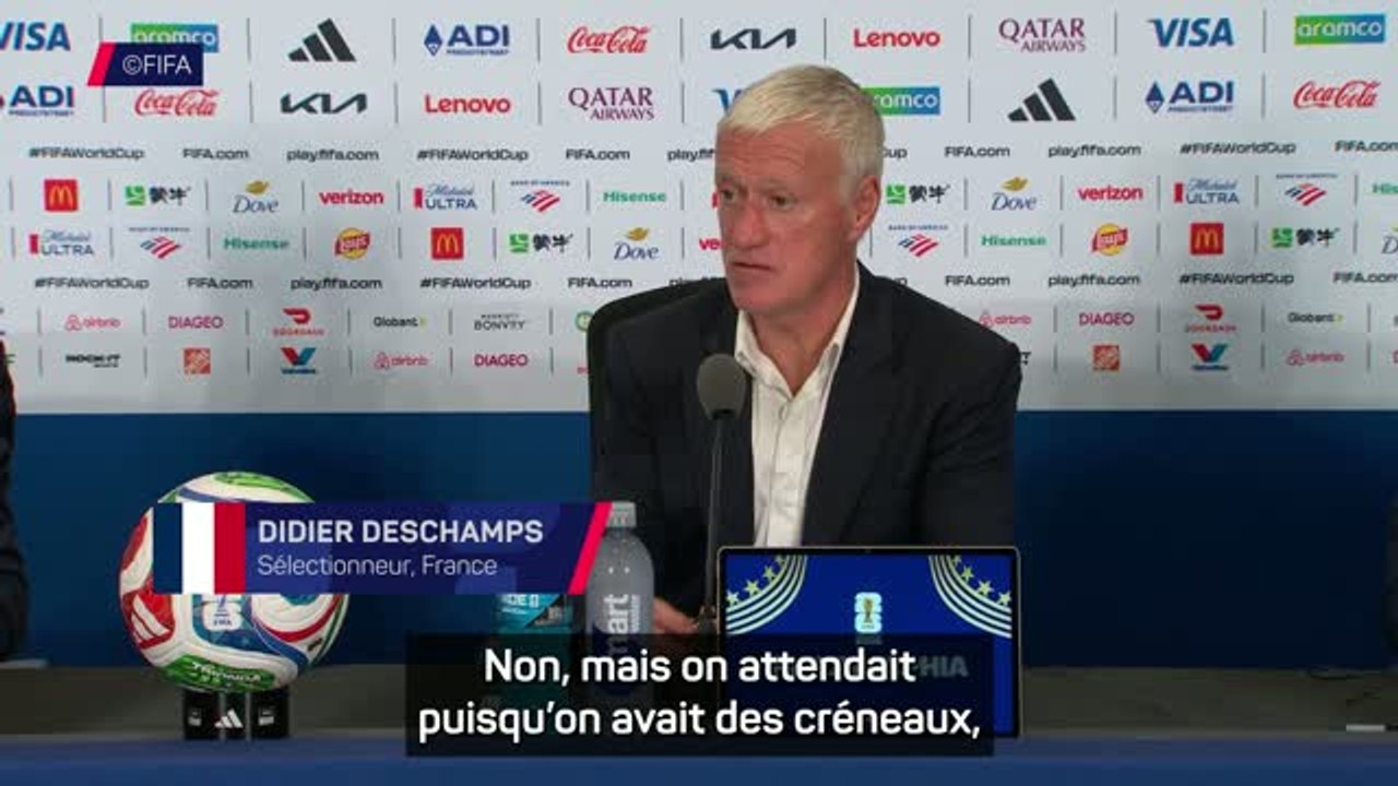 Bleus - Deschamps raconte la longue pause : “C’est la première fois que ça m’arrive”