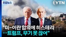 "네타냐후, 미-이란 합의에 히스테리...트럼프, 무기 못 끊어" / YTN