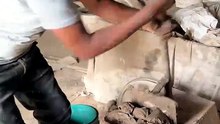 Magnificent craftsmanship of Clay cooking pots in India.