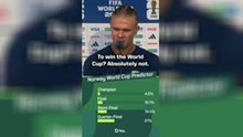 Does Erling Haaland think Norway can win the World Cup?