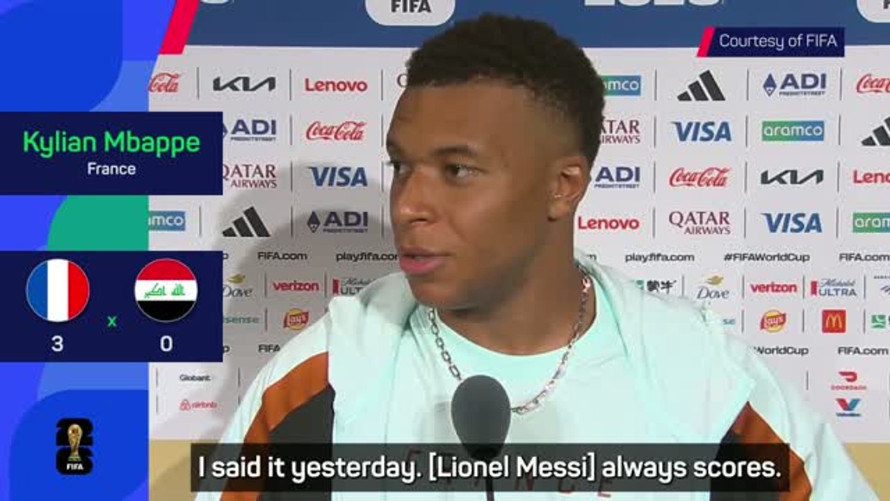 Mbappe says he has to 'do even more' to keep up with Messi