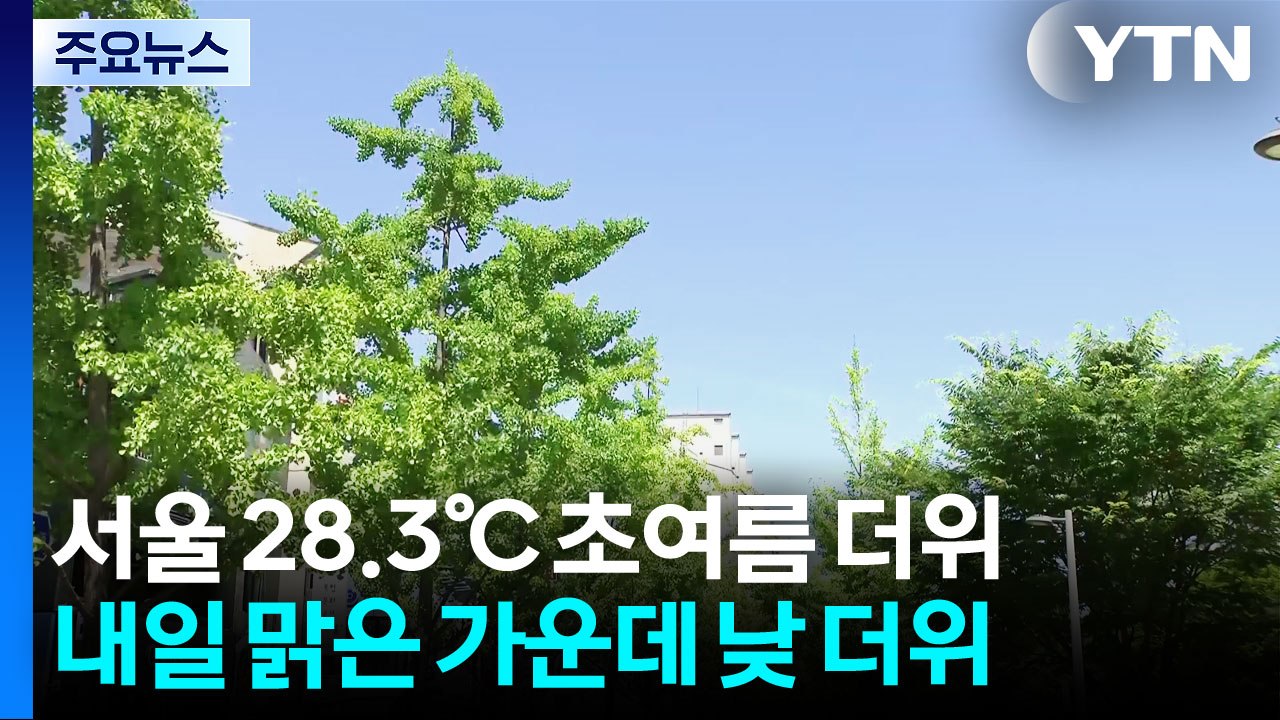 [날씨] 내일도 내륙 낮 더위...동해안·남해안 산발적 비 / YTN