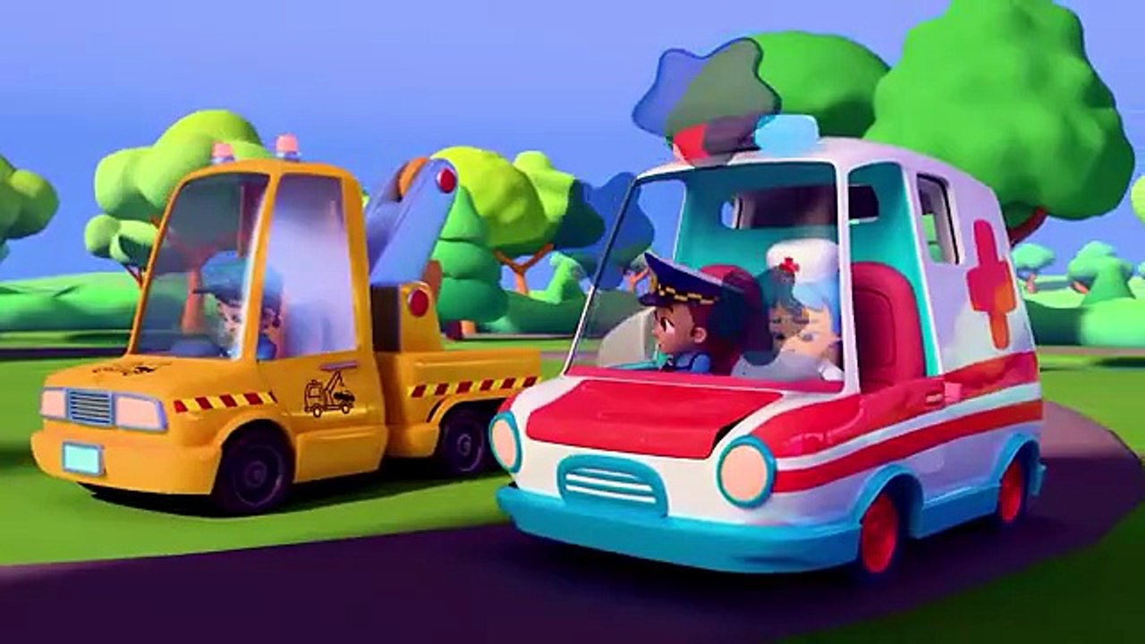 Wheels on the Ambulance  Kids Songs by Nomad Kids Cartoon