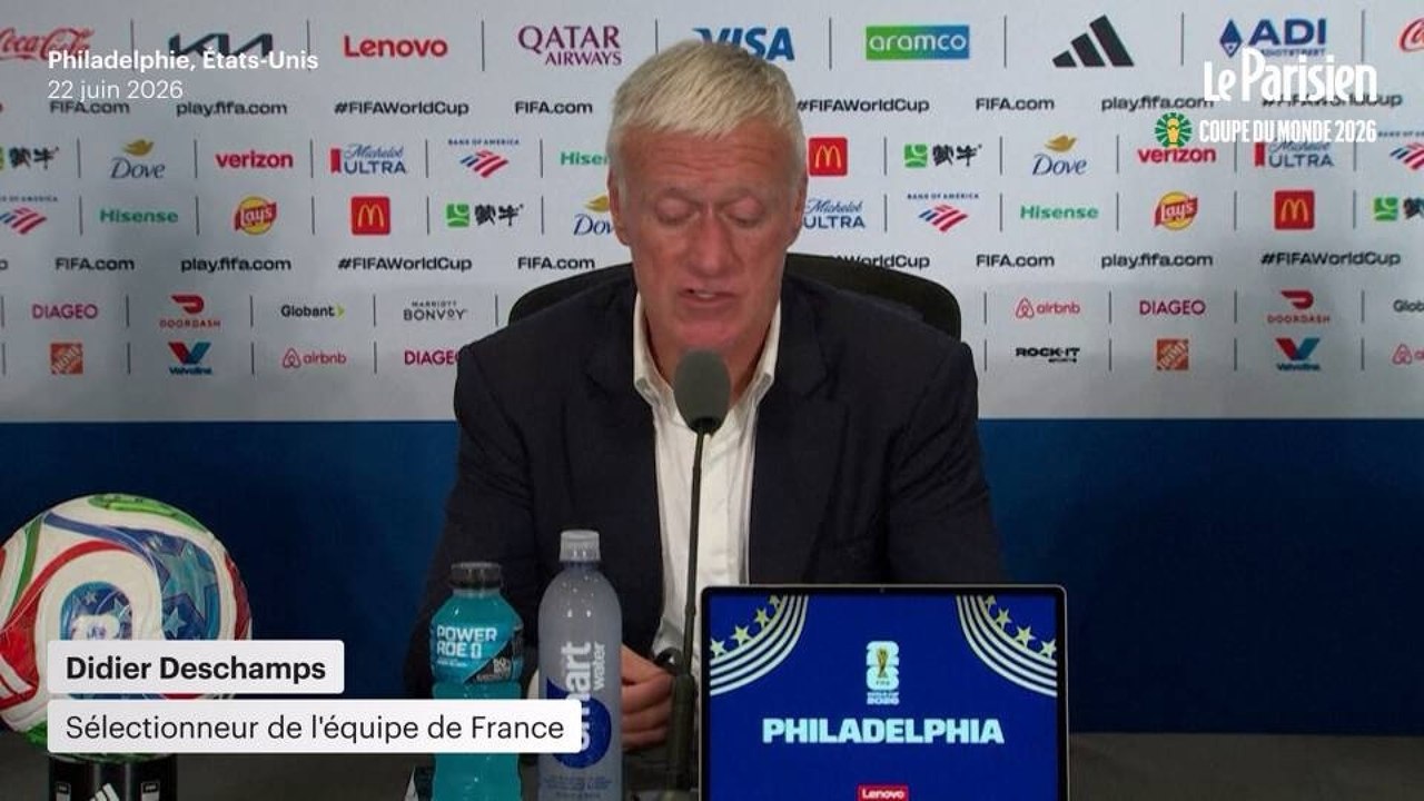 France-Irak (3-0) : Deschamps réagit au doublé de Mbappé