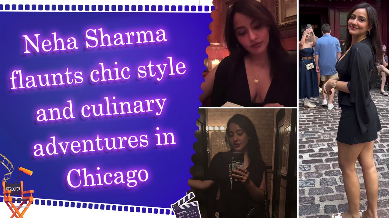 Neha Sharma treats fans to a delicious Chicago vlog, calls herself a 'food blogger'