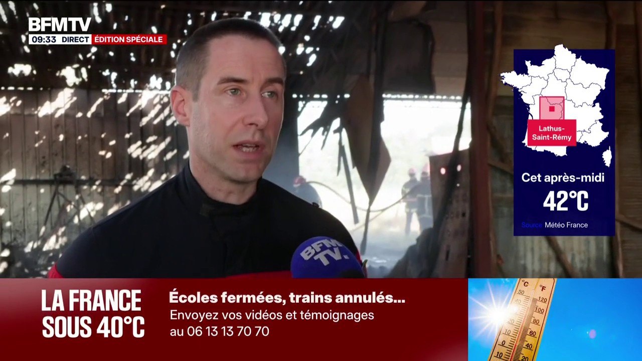 Incendie dans la Vienne: "Le feu est parti très vite", explique ce  lieutenant-colonel
