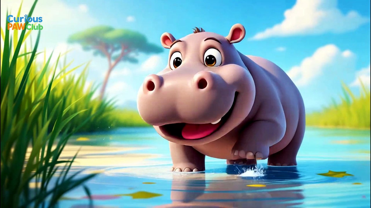 Big Splash Hippo 🦛 | Fun Kids Song | Savanna Animals