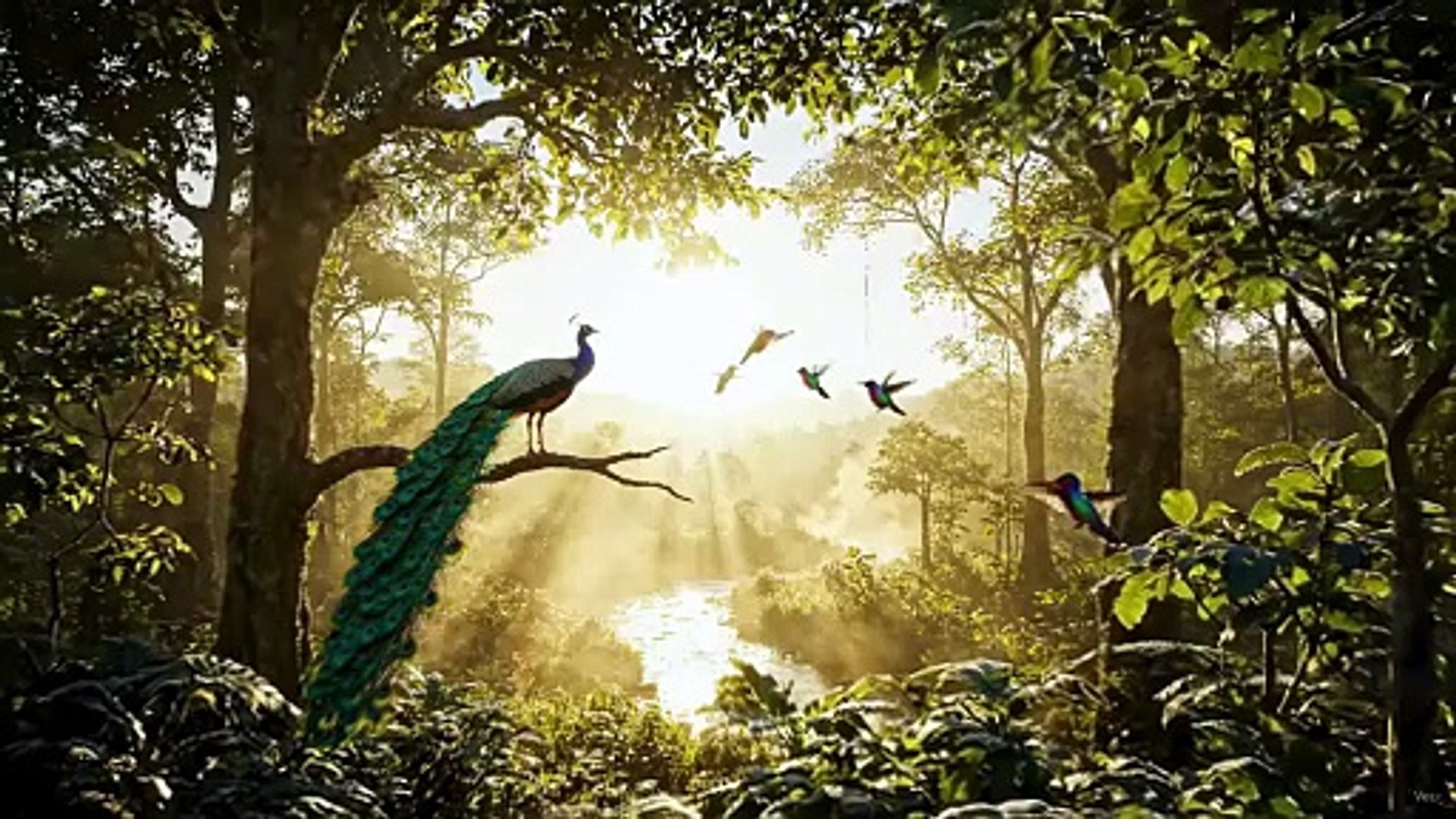 ⁣Peaceful Sunrise Meditation  Relaxing Birds Chirping & Nature Sounds