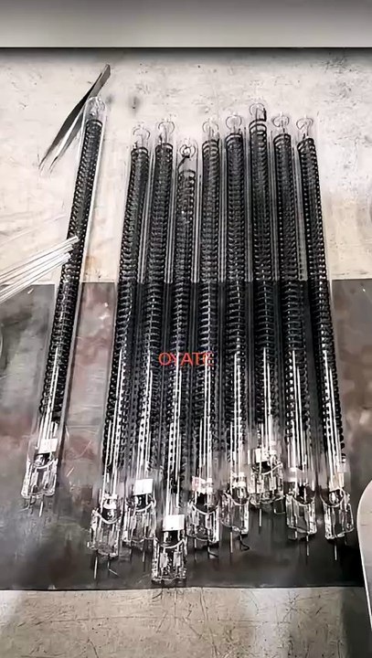 Single End Carbon Fiber Heating Lamp Carbon Fiber Infrared Heater IR Heating Tube