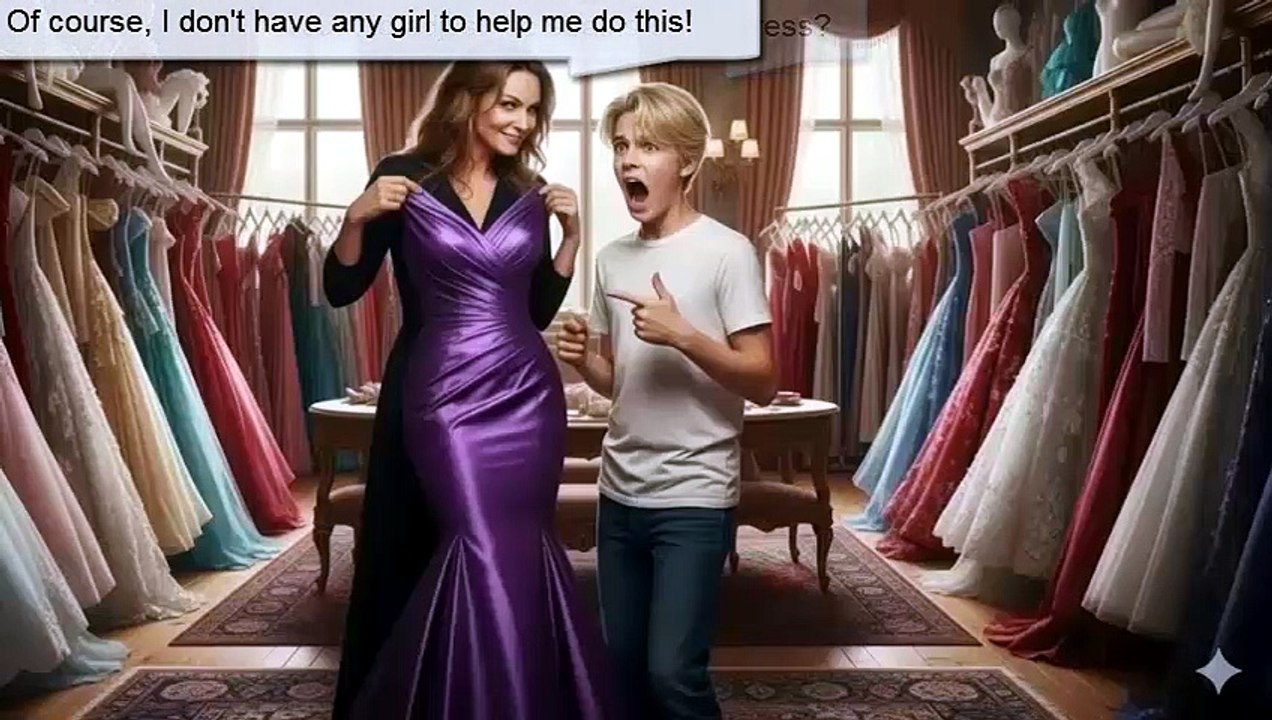 MY MOTHER CAUGHT ME HOLDING HER DRESS AND SHE MADE ME HER DAUGHTER!