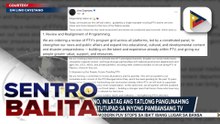 PTV GM Lino Cayetano, inilatag ang tatlong pangunahing pagbabago na ipatutupad sa inyong Pambansang TV