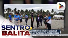 Mga awtoridad, nagsagawa ng crime reconstruction sa Dipaculao, Aurora kung saan isinagawa ang team building ng Ateneo Blue Eagles