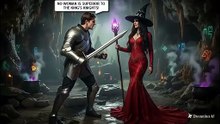 KNIGHT TRANSFORMED INTO A PRINCESS BY A WITCH!