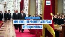 Kim Jong-un fala em ameaça de guerra nuclear e promete reforço de armamento