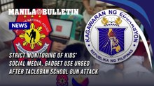 Strict monitoring of kids' social media, gadget use urged after Tacloban school gun attack