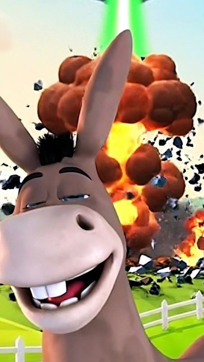 Donald Donkey has no idea what's happening... 🤯 #donalddonkey