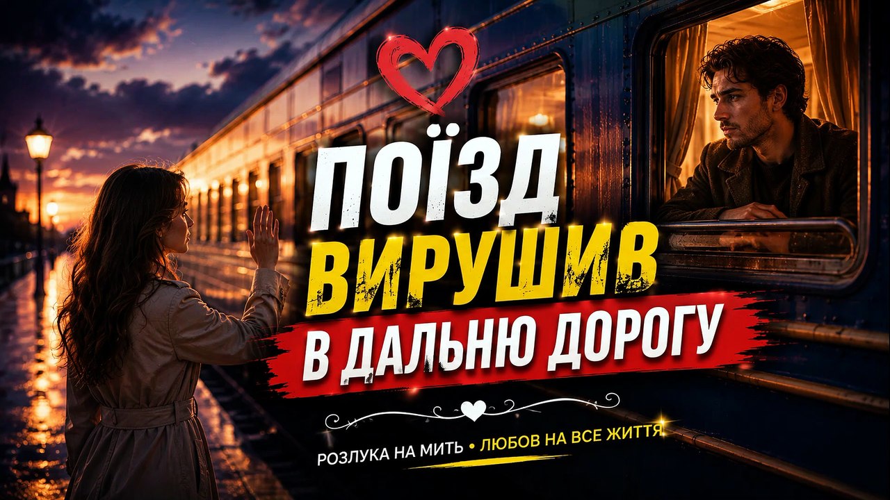 The Train Departed on a Long Journey 🚂 Romantic Ukrainian Ballad | Love & Separation
