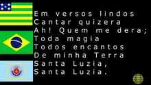 LUZIÂNIA GO , BANDEIRA, SÍMBOLOS, HINO COMPLETO LETRA E MÚSICA