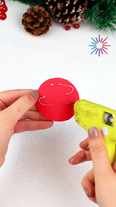 Adorable Santa inspired Christmas ornaments🎅🎄
