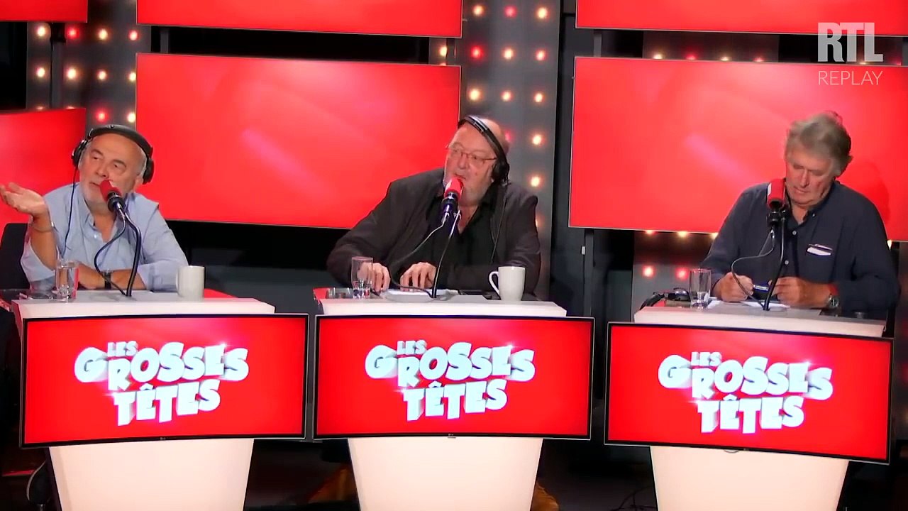 2018 - Philippe Manœuvre Encense le Dernier Album de Johnny Hallyday dans “Les Grosses Têtes” (RTL, 16 Octobre)