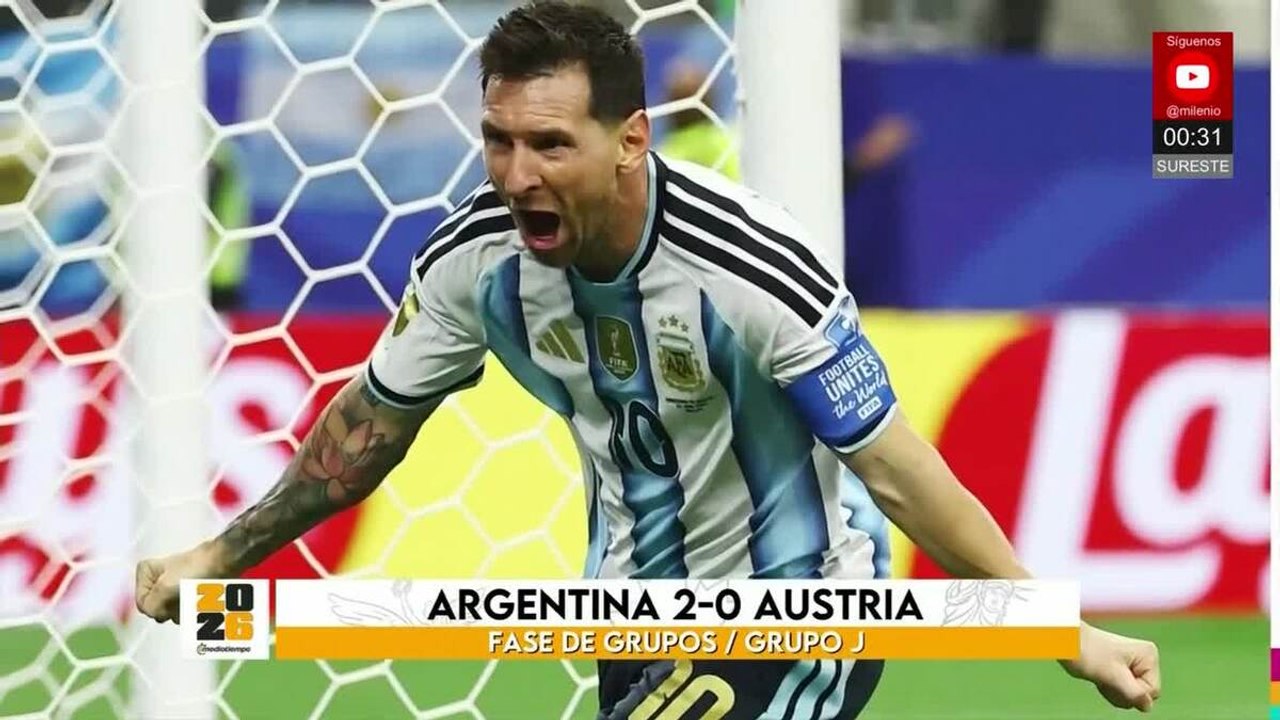 Messi: el nuevo máximo goleador en Mundiales | Milenio Noticias La Afición, 22 de junio de 2026