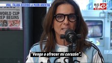 Italiana que emocionó a todos al describir la pasión argentina