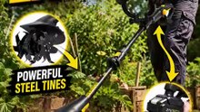 Cordless Electric Tiller Cultivator 🌱⚡ | Powerful Garden Soil Loosening Tool