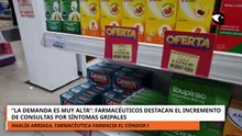 Farmaceuticos destacan el incremento de consultas por sintomas gripales.mp4