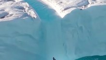 The Kayaker Who Leaped Off a 20 Meter Ice Waterfall in the Arctic