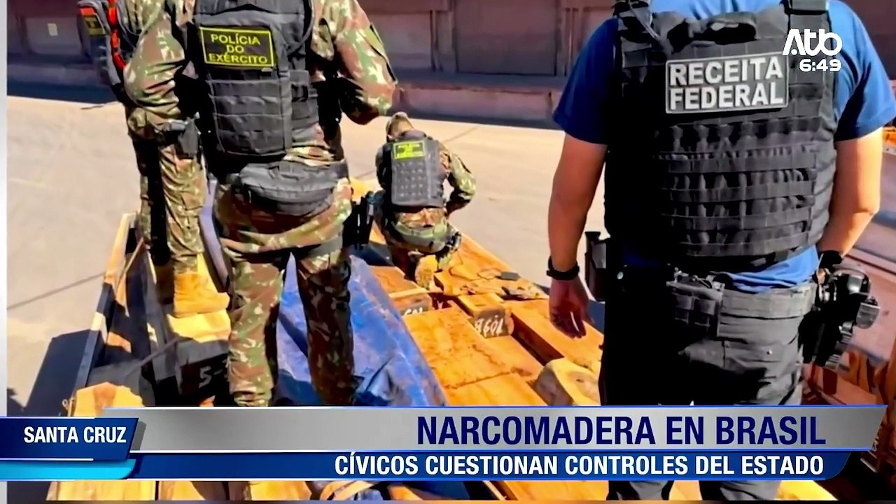 Cívicos piden acción del Estado tras hallazgo de droga en carga de madera interceptada en Brasil
