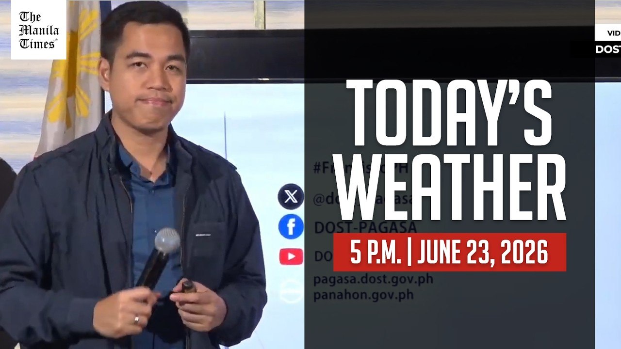 Today's Weather, 5 P.M. | June 23, 2026