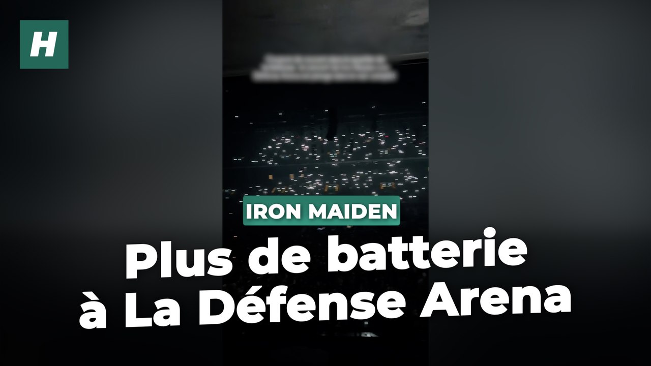 Le concert d'Iron Maiden à La Défense Arena interrompu une heure par une coupure de courant