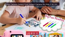 Kids Camera Instant Print,Instant Camera for Kids,2.5K UHD Digital ... -- Top Rated 2026 | Buy Now!