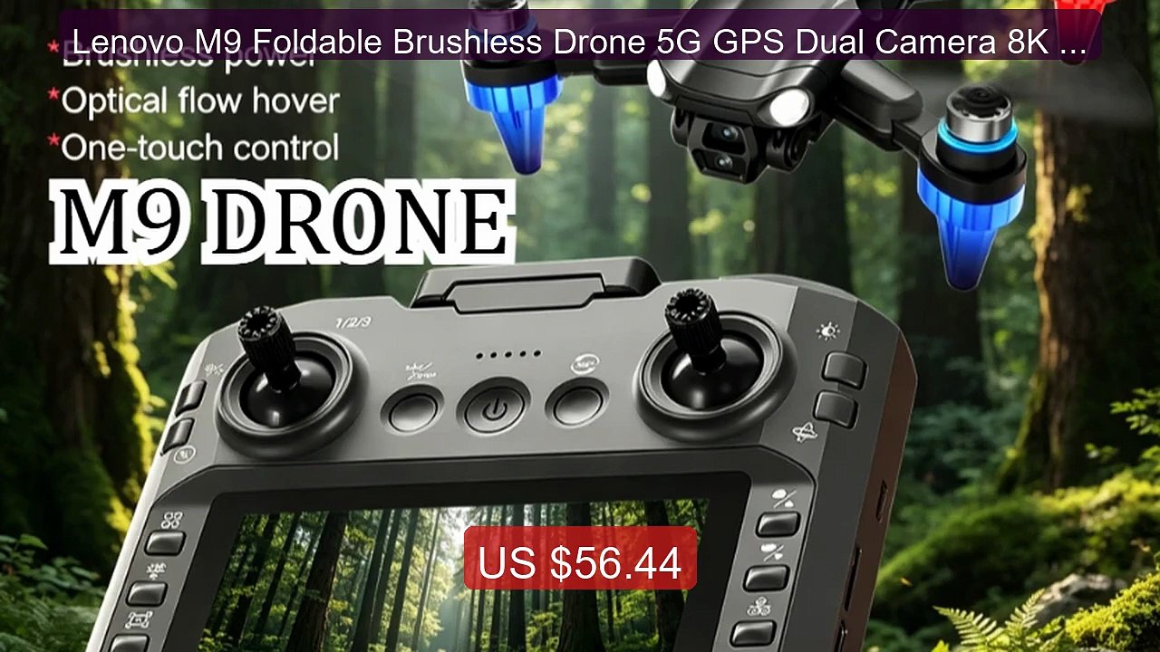 Lenovo M9 Foldable Brushless Drone 5G GPS Dual Camera 8K HD Sc... -- Best Buy 2026 | Great Quality!