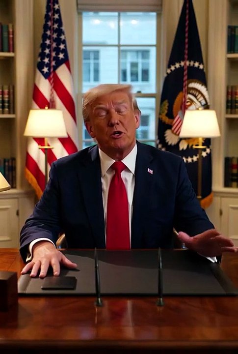MELTING DONALD TRUMP IN OVAL OFFICE
