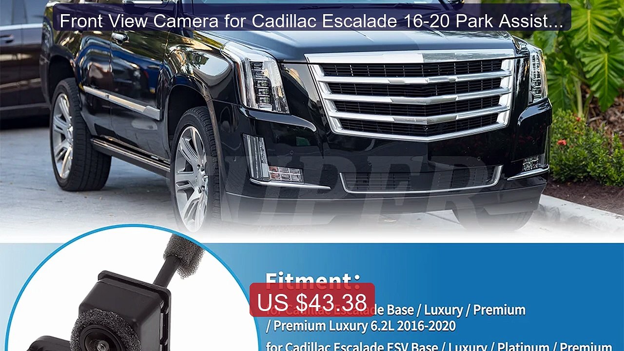 Front View Camera for Cadillac Escalade 16-20 Park Assist Camera R... -- Best Deal 2026 | Shop Now!