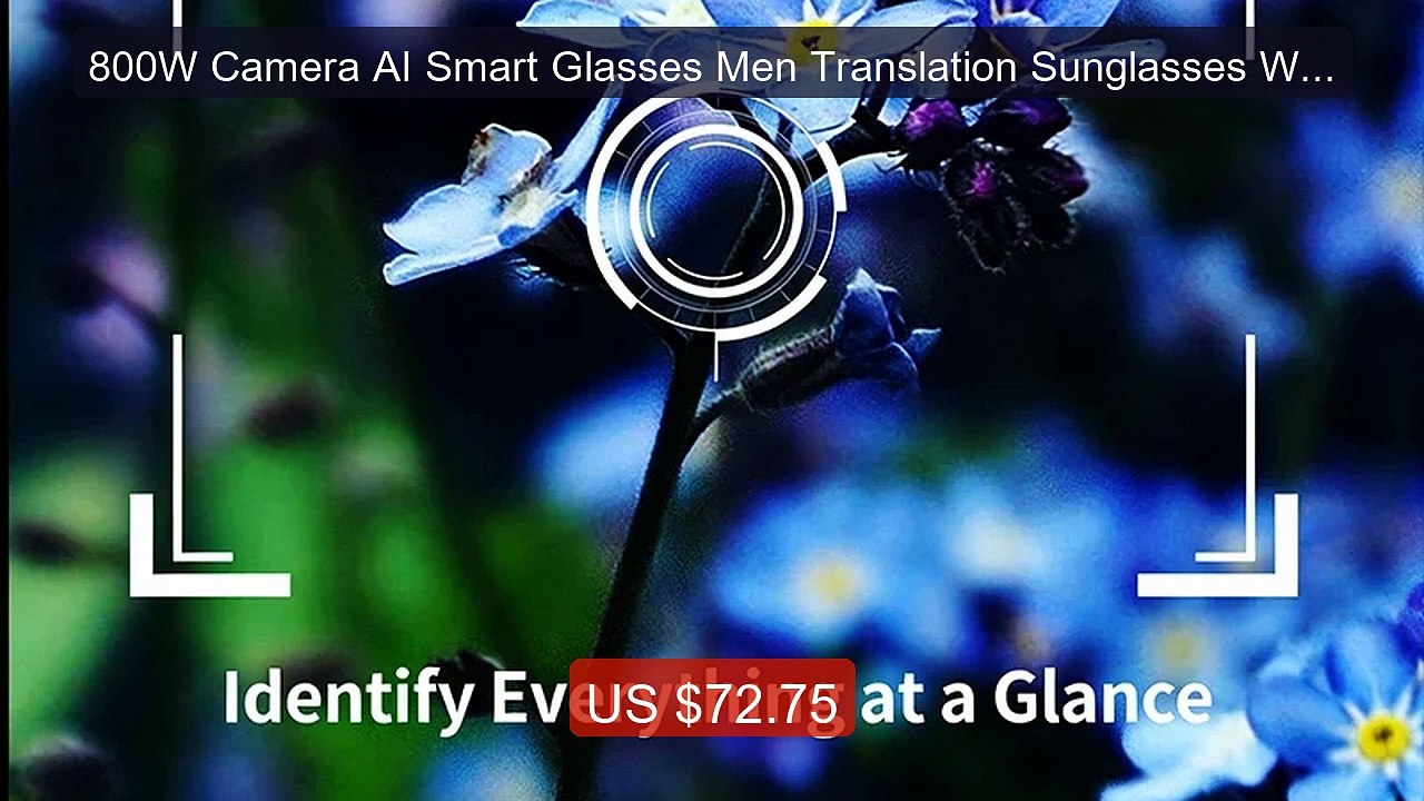 800W Camera AI Smart Glasses Men Translation Sunglasses Waterproof... -- Best Deal 2026 | Shop Now!