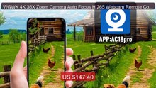 WGWK 4K 36X Zoom Camera Auto Focus H.265 Webcam Remote Control... -- Hot Deal 2026 | Limited Offer!