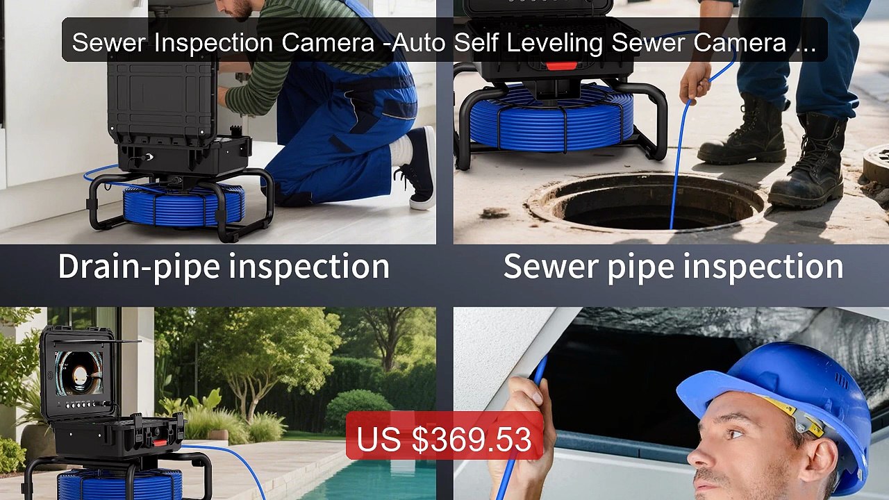 Sewer Inspection Camera -Auto Self Leveling Sewer Camera with ... -- Best Buy 2026 | Great Quality!