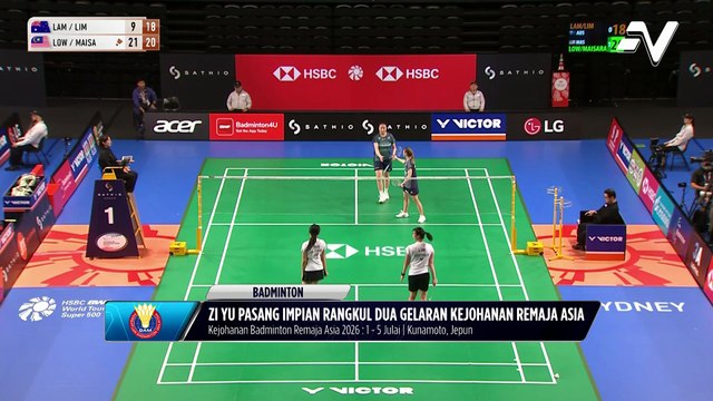 Low Zi Yu pasang impian rangkul dua gelaran Kejohanan Remaja Asia
