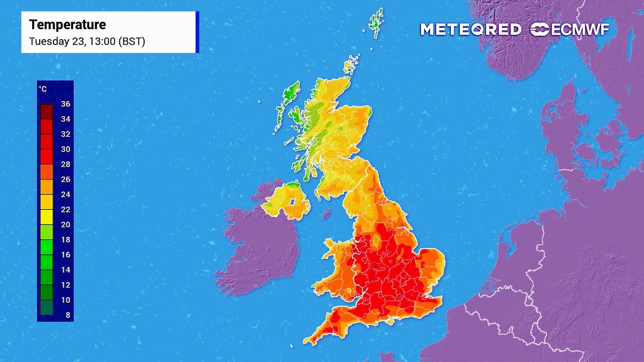 Intense heat building this week
