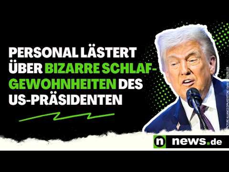 Donald Trump: Personal lästert über bizarre Schlafgewohnheiten des US-Präsidenten