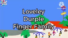 Loveley Durple Finger Family | Loveley Durple Finger Family Nursery Rhymes For Children In 3D
