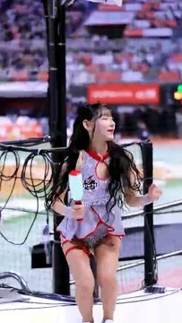 KT Wiz Jung Hee-jung Cheerleader Fancam Highlights + Cheerleader EP 93