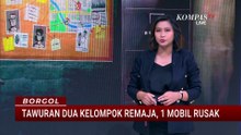 2 Kelompok Remaja Tawuran Lempar Batu di Makassar, Mobil Warga Jadi Korban | BORGOL